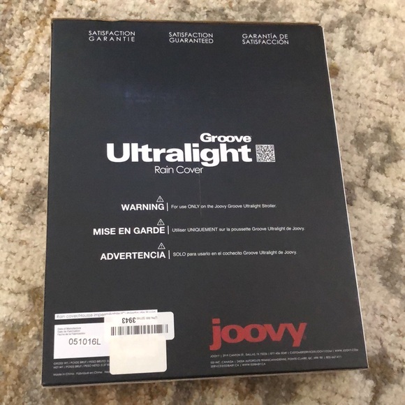 Groove Ultralight Rajn Cover, brand new for Joovy stroller - Picture 2 of 3